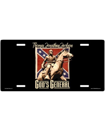 God's General: Thomas Jonathan Jackson no fade car tag